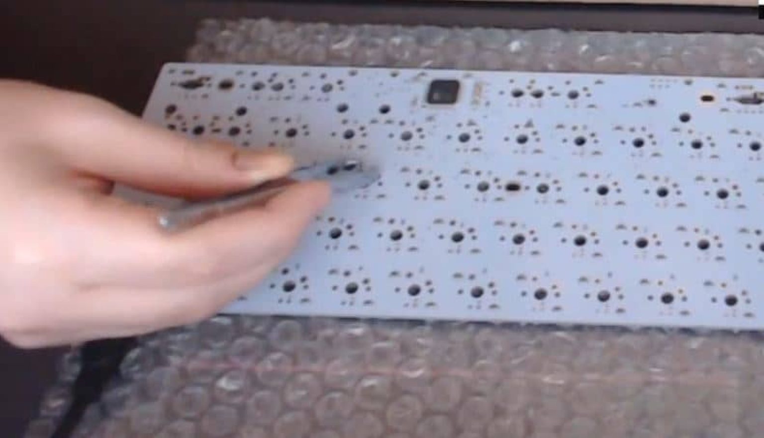 Adafruit Plaque De Clavier En Aluminium Anodisé Violet Pour Boîtier