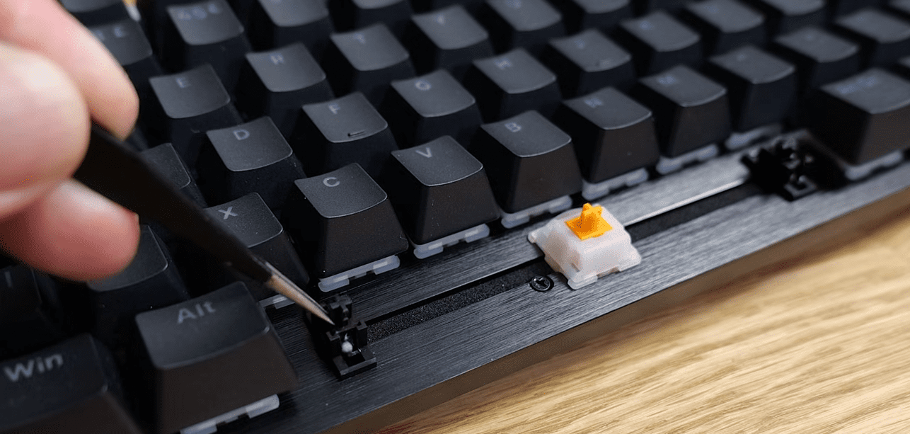 switchs du Be quiet! Dark Mount enlevé